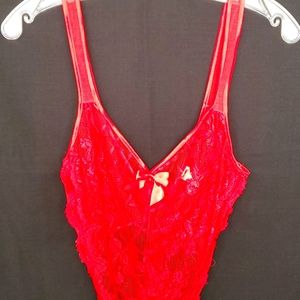 Victoria's Secret Lacey body suit/Teddy. Vintage